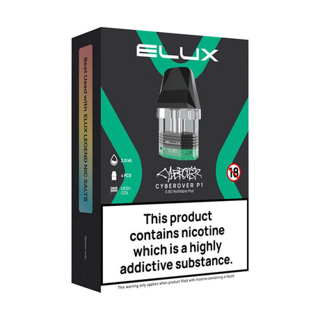 Elux Cyberover P1 Replacement Pod 4 Pack