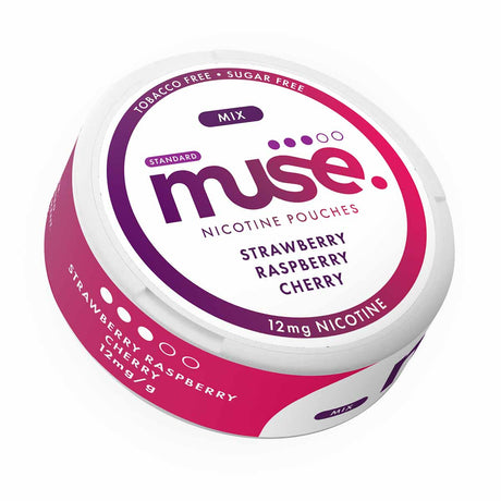 Strawberry Raspberry Cherry Muse Nicotine Pouches