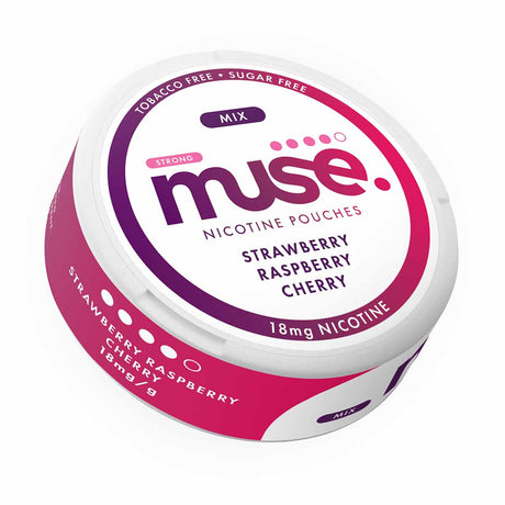 Strawberry Raspberry Cherry Muse Nicotine Pouches