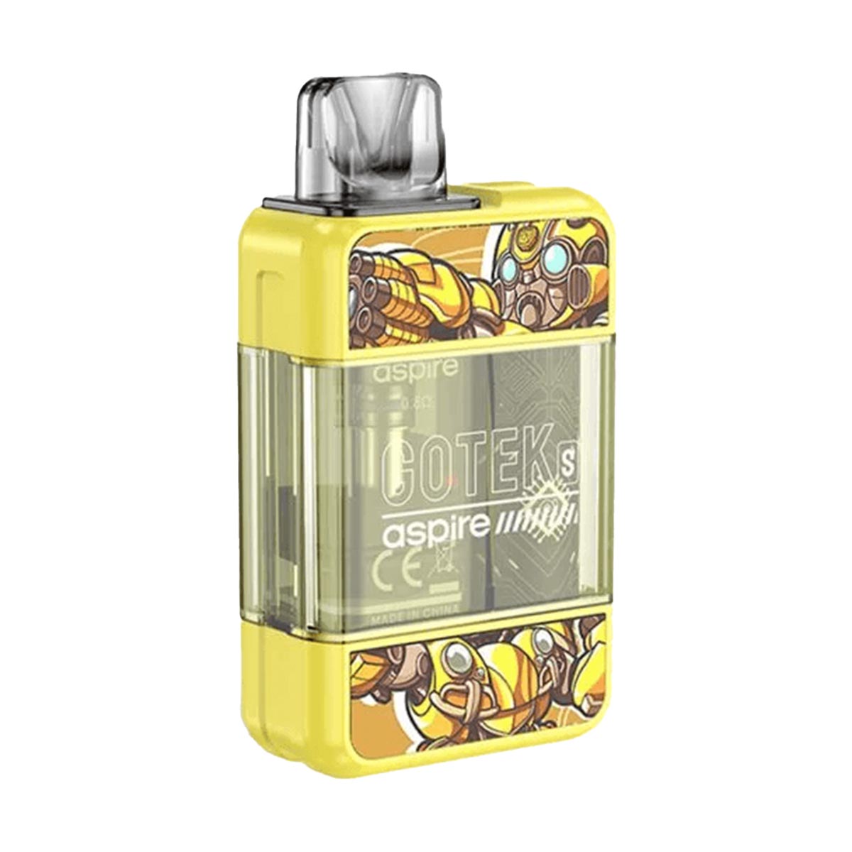 Yellow aspire Gotek S vape kit