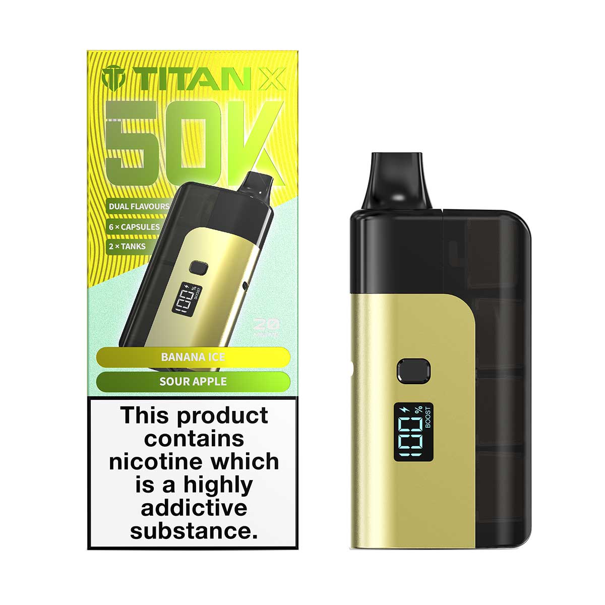 Titan X 50K Prefilled Vape Kit