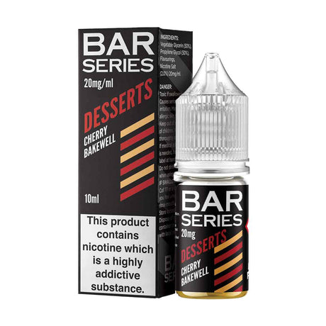 Cherry Bakewell bar series Desserts nic salts e liquid 10ml/20mg