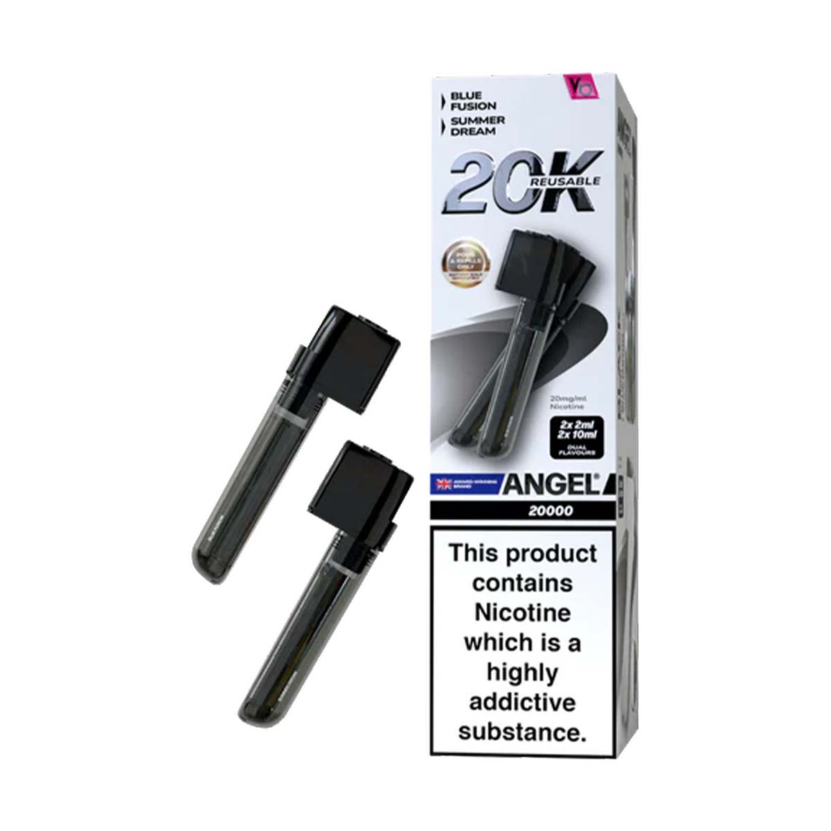 Vape Bars Angel 20K Prefilled Pods + Refill Container