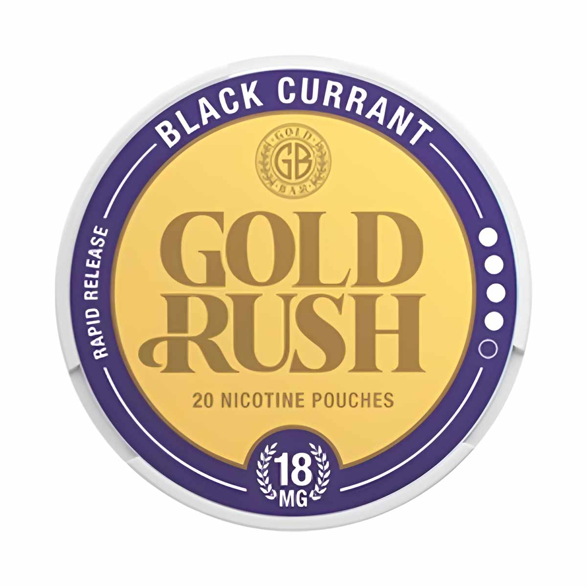 Blackcurrant Gold Bar Gold Rush Nicotine Pouches