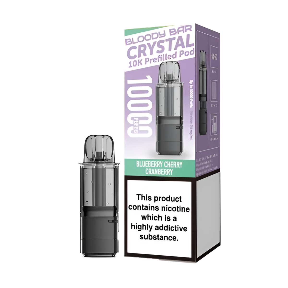 Bloody Bar Crystal 10K Prefilled Pod + Refill Container