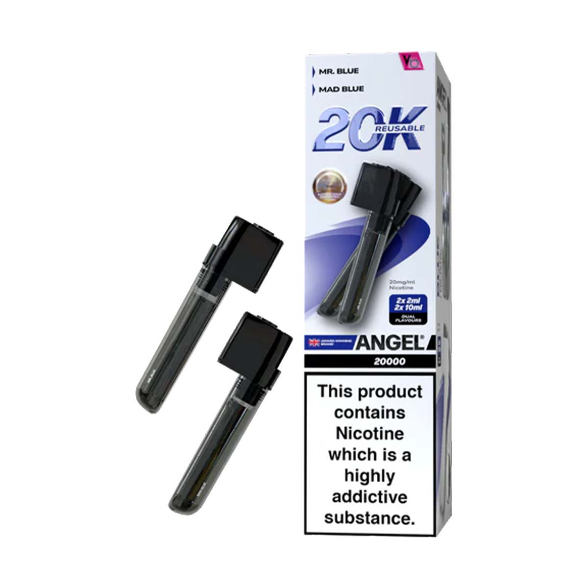 Vape Bars Angel 20K Prefilled Pods + Refill Container