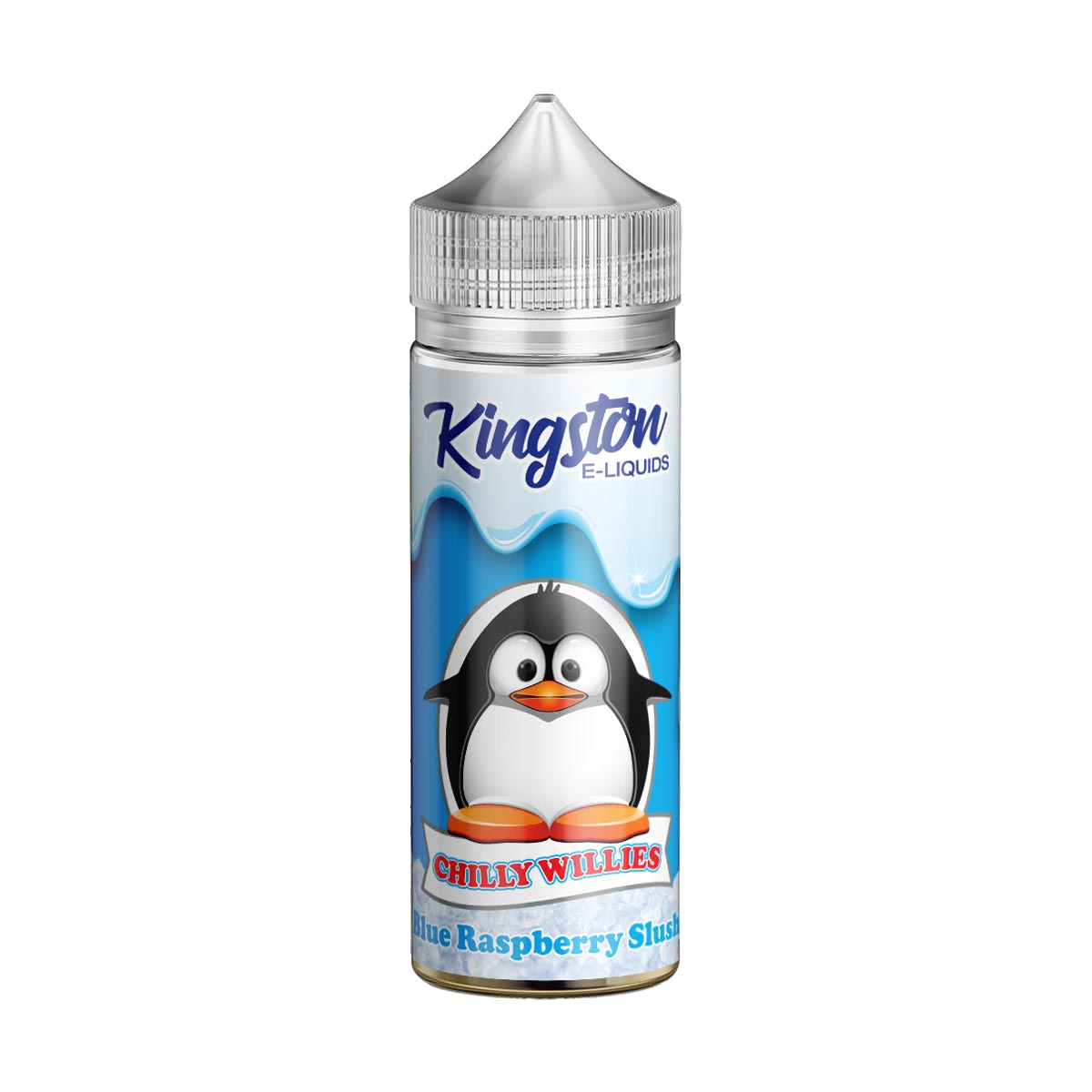 Blue Raspberry Slush Kingston Chilly Willies Shortfill E-liquids 100ml