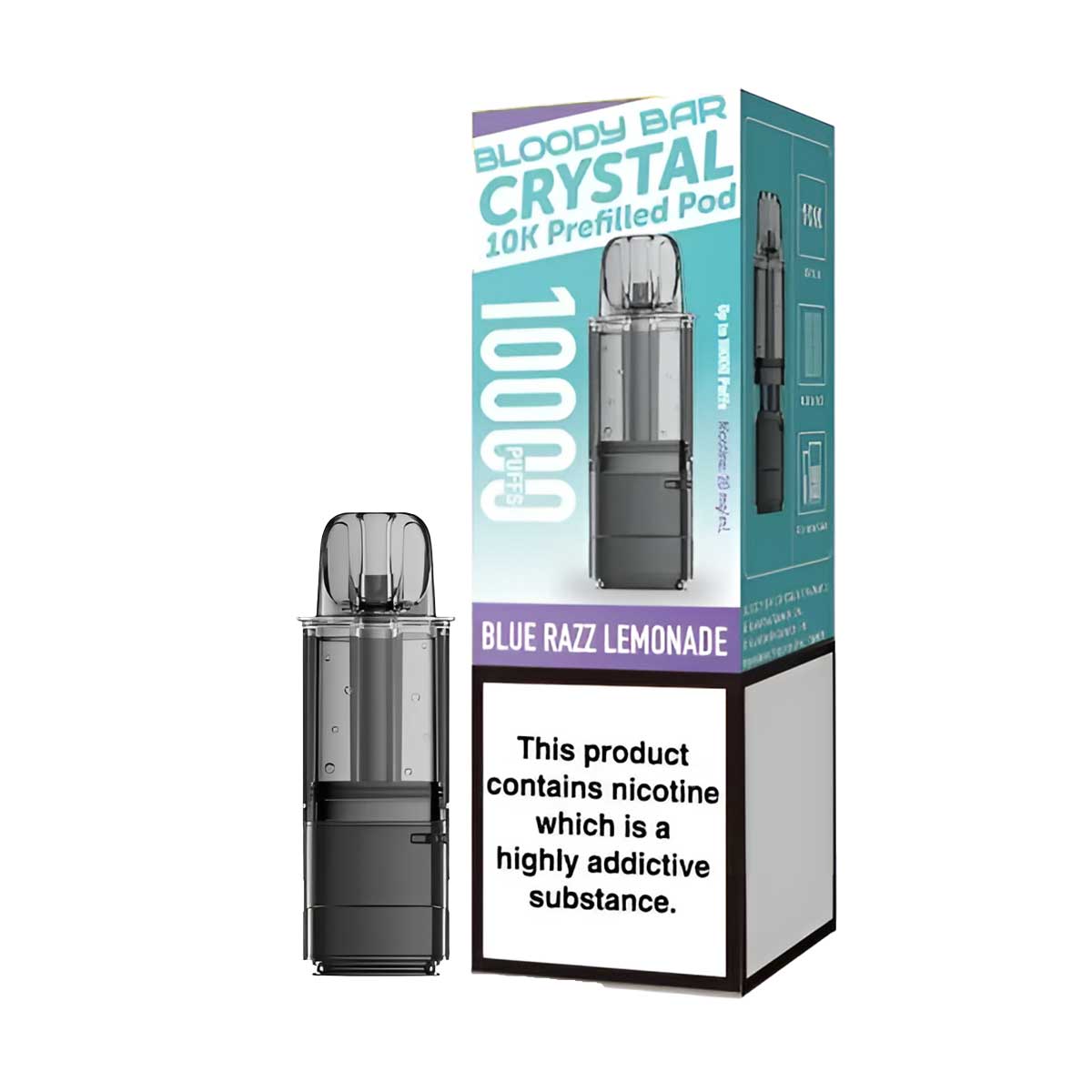 Bloody Bar Crystal 10K Prefilled Pod + Refill Container