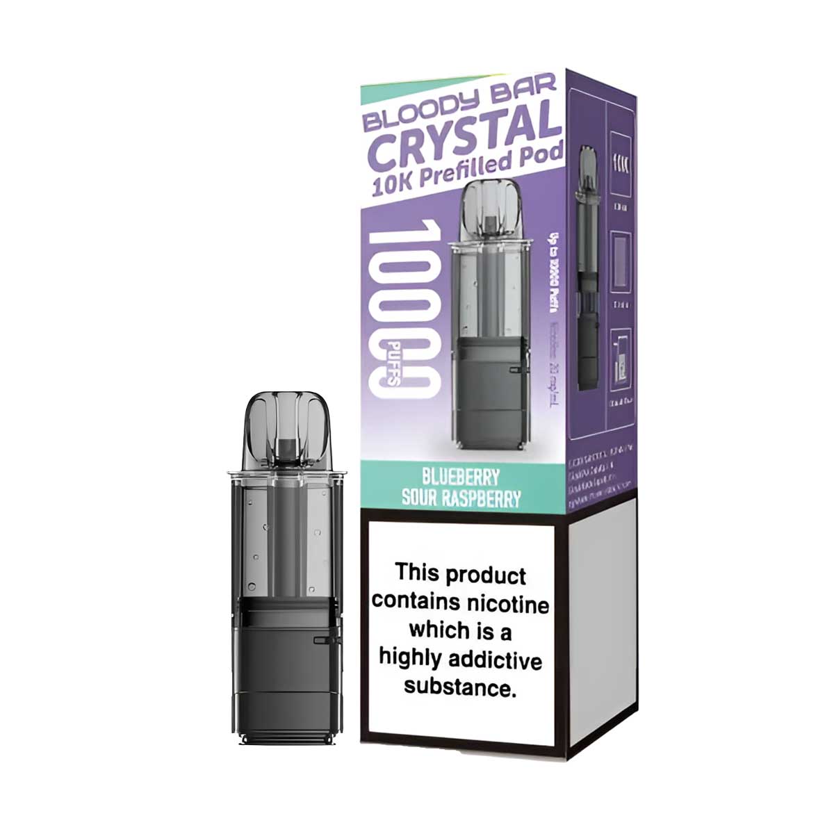 Bloody Bar Crystal 10K Prefilled Pod + Refill Container