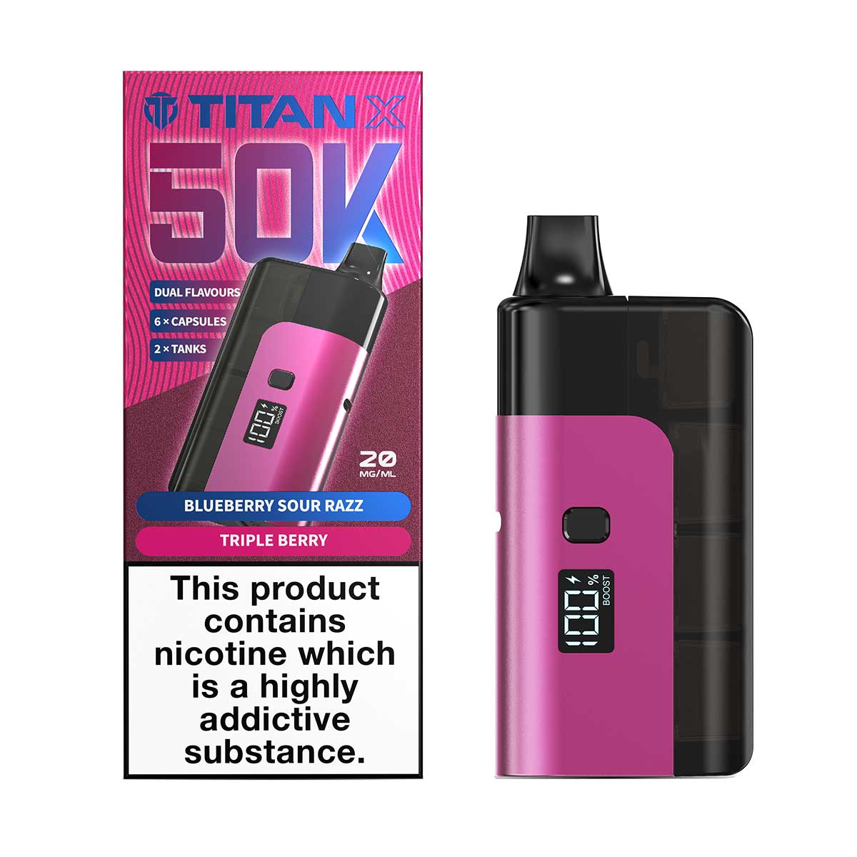 Titan X 50K Prefilled Vape Kit