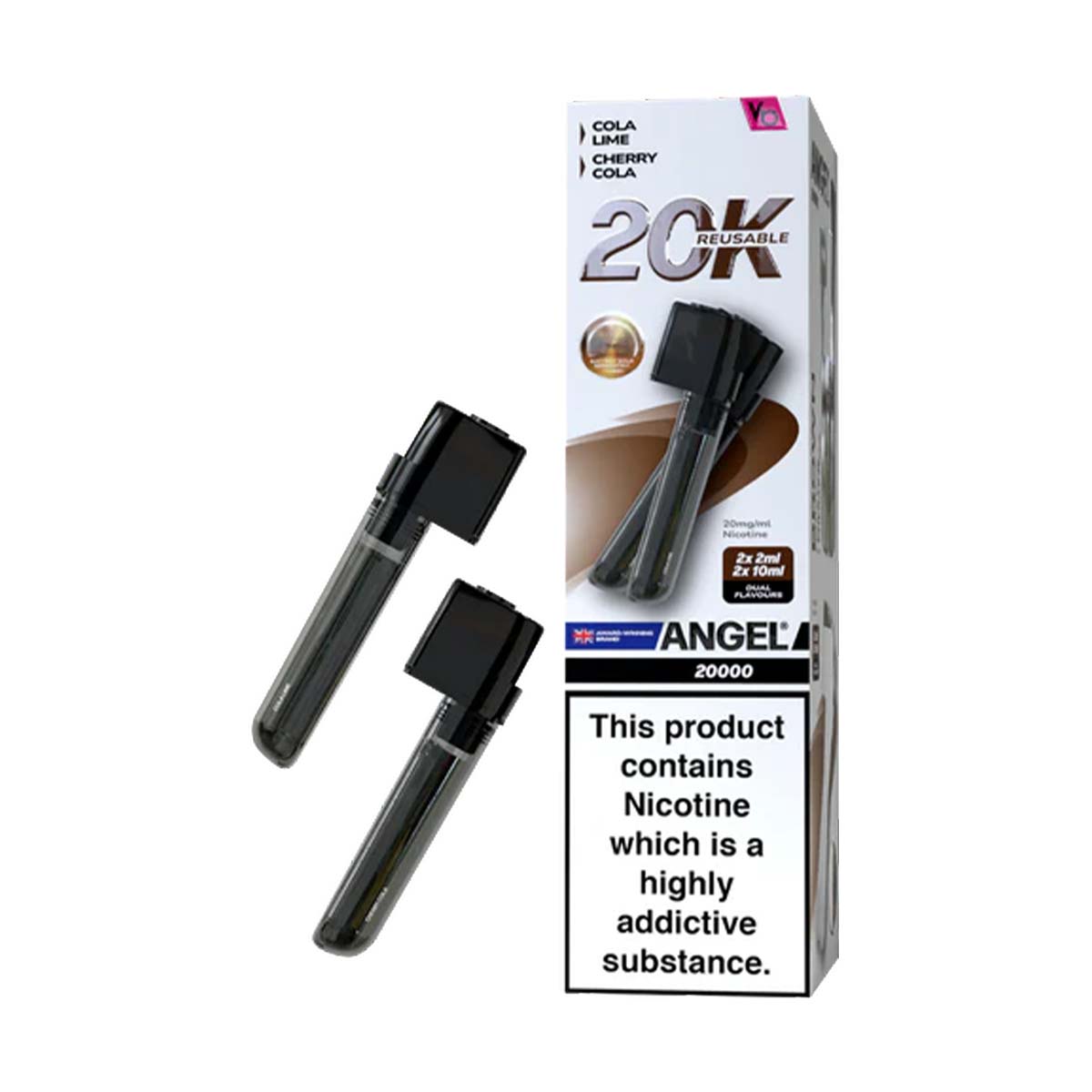 Vape Bars Angel 20K Prefilled Pods + Refill Container