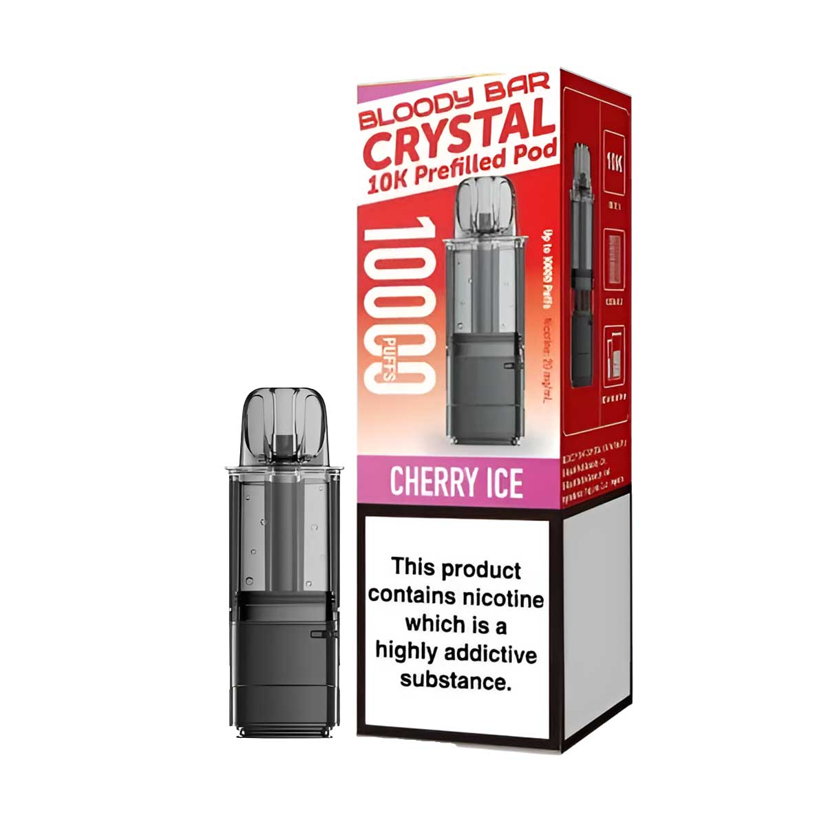 Bloody Bar Crystal 10K Prefilled Pod + Refill Container