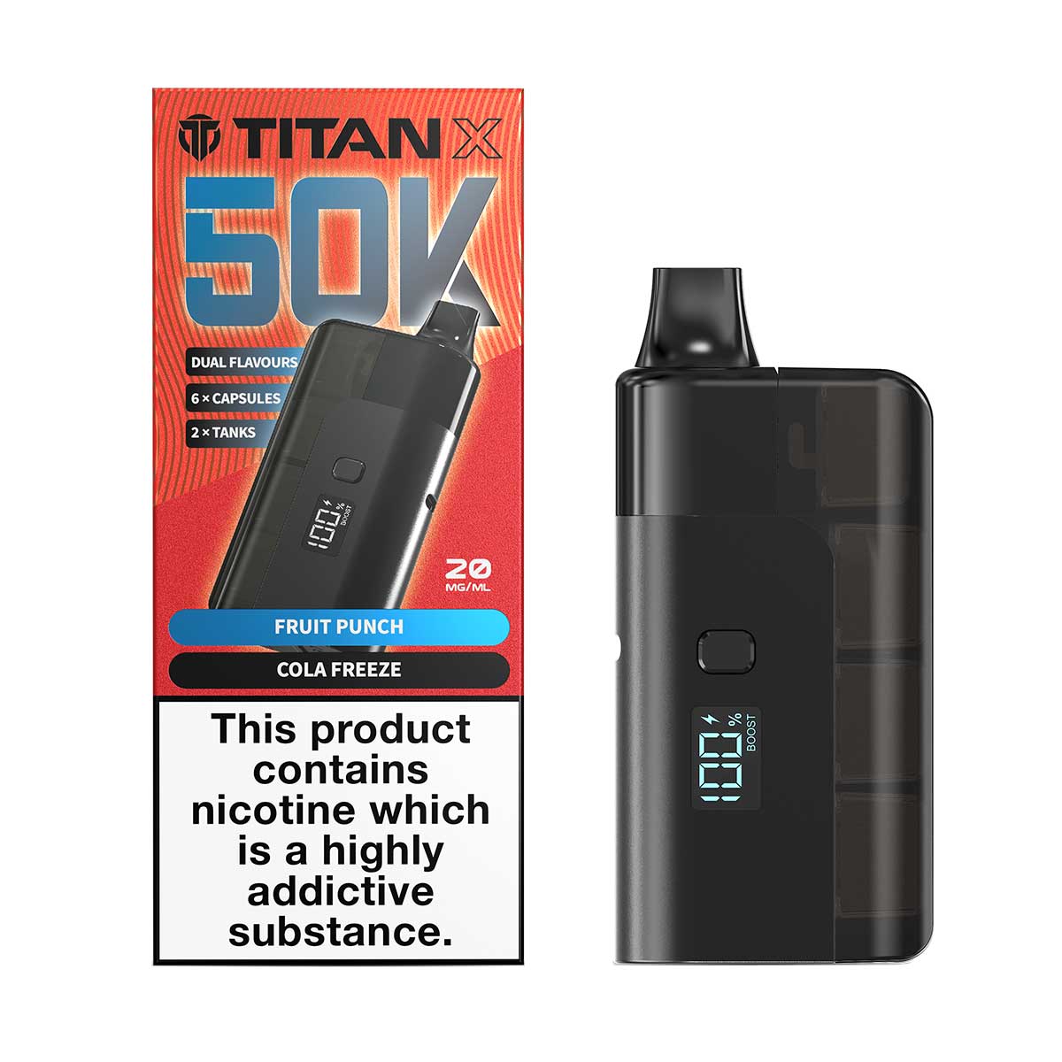 Titan X 50K Prefilled Vape Kit