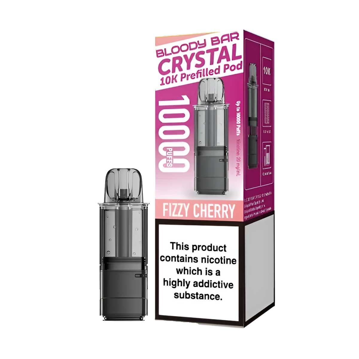 Bloody Bar Crystal 10K Prefilled Pod + Refill Container