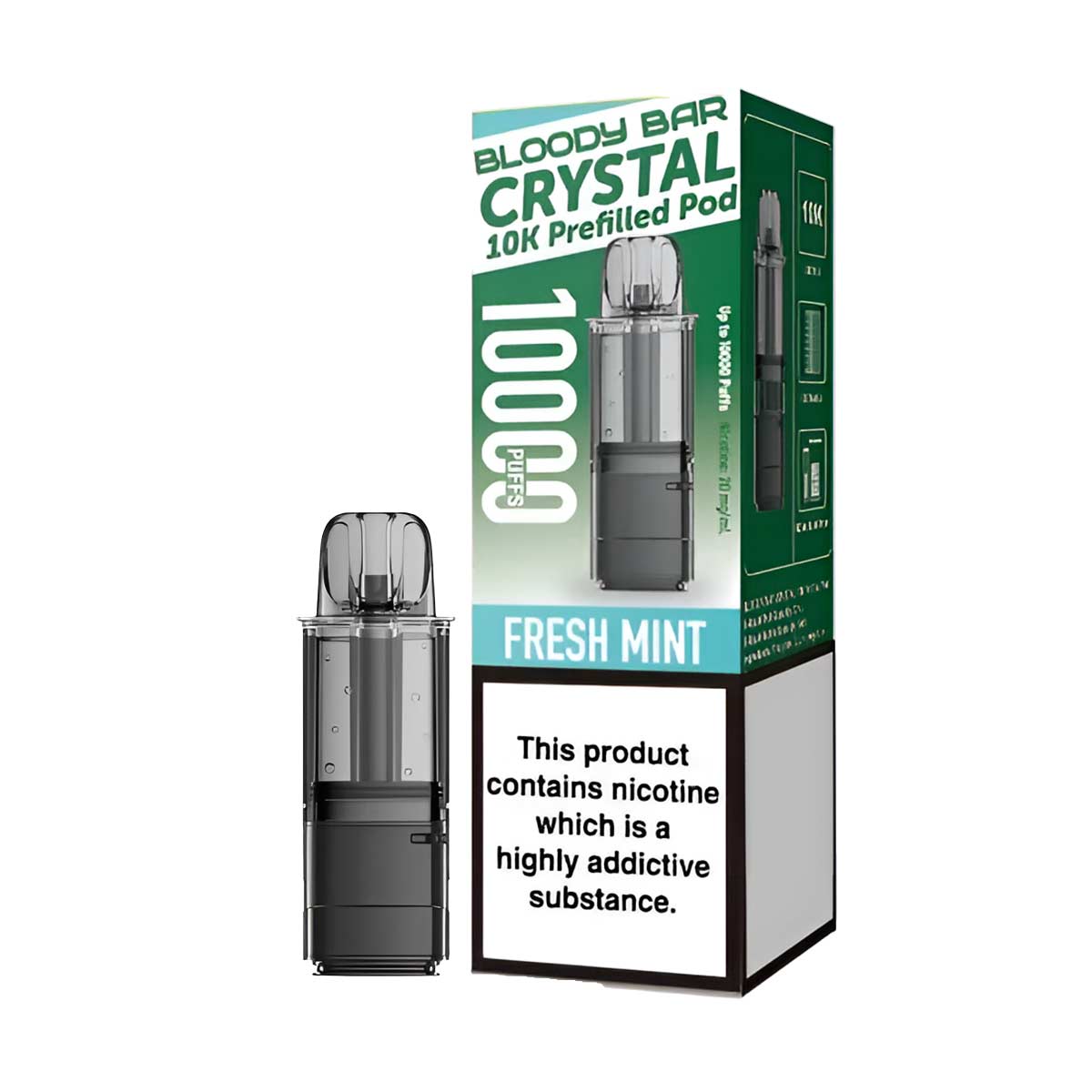 Bloody Bar Crystal 10K Prefilled Pod + Refill Container