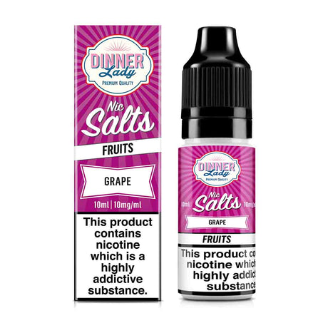 Grape dinner lady Fruits nic salts 10ml