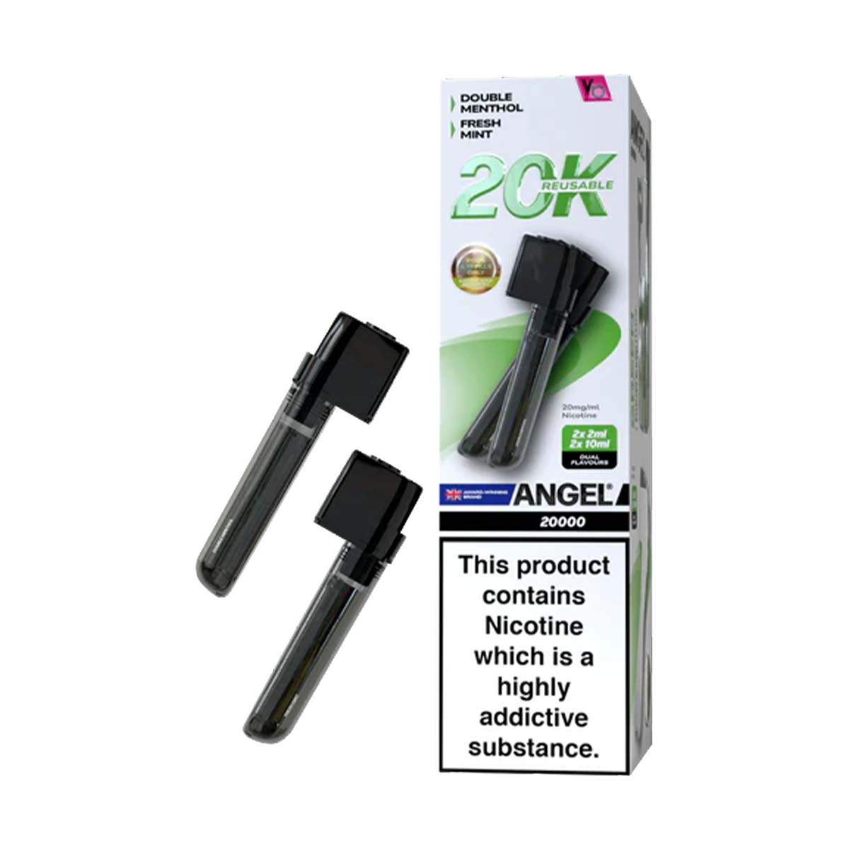 Vape Bars Angel 20K Prefilled Pods + Refill Container