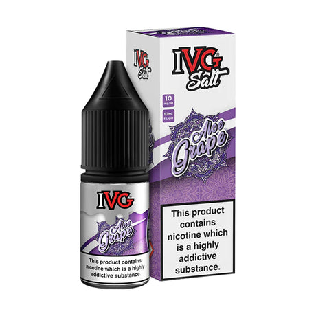 Aloe Grape ivg nic salts e liquid 10ml/10mg