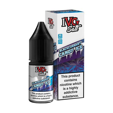 Blackcurrant Candy Ice ivg nic salts e liquid 10ml/10mg