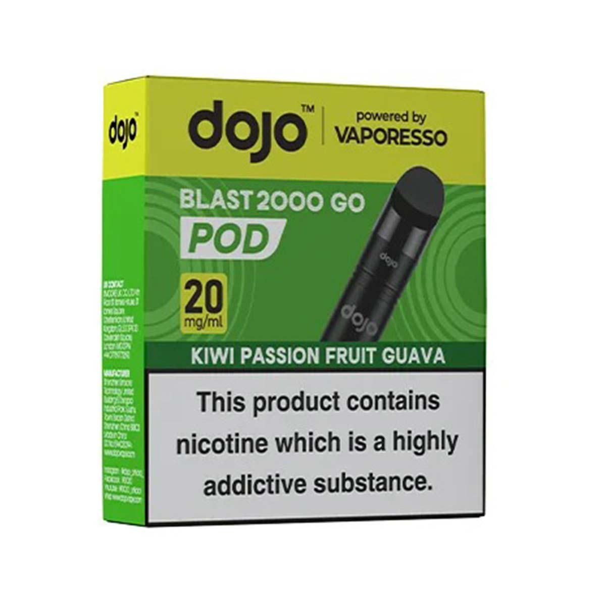 Vaporesso Dojo Blast 2000 Go Prefilled Pod + Refill