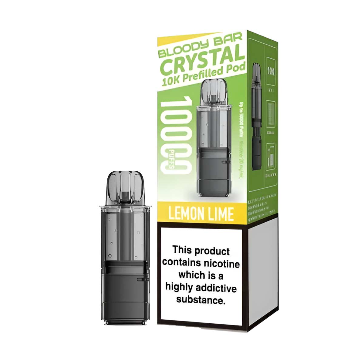 Bloody Bar Crystal 10K Prefilled Pod + Refill Container
