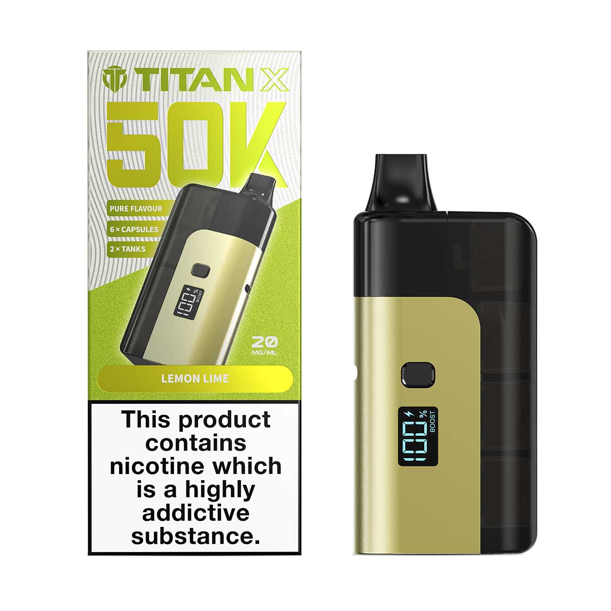 Titan X 50K Prefilled Vape Kit