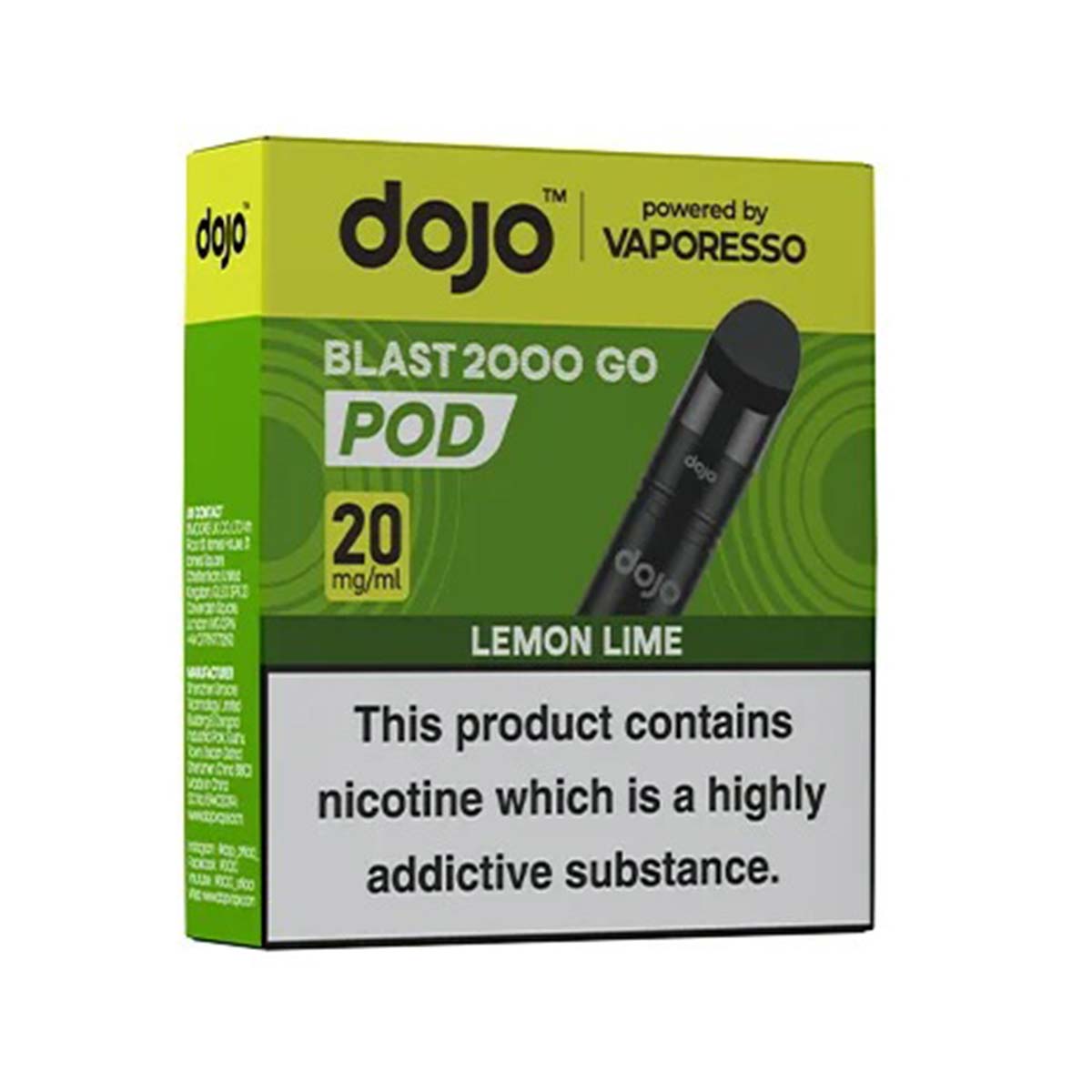 Vaporesso Dojo Blast 2000 Go Prefilled Pod + Refill