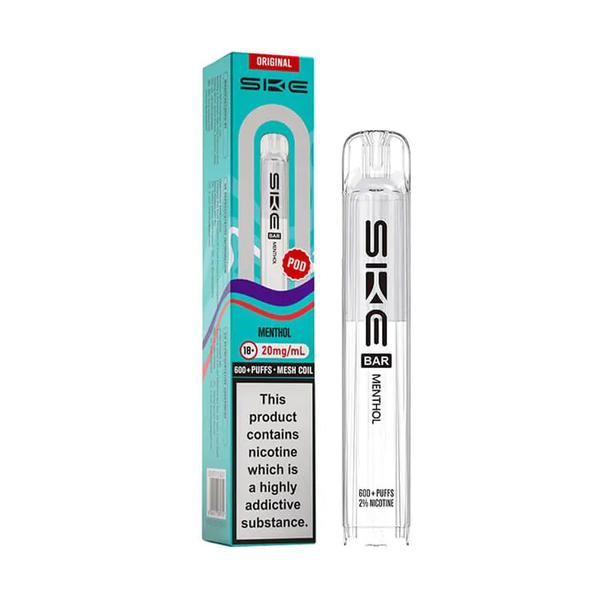 SKE Bar 600 Prefilled Pods