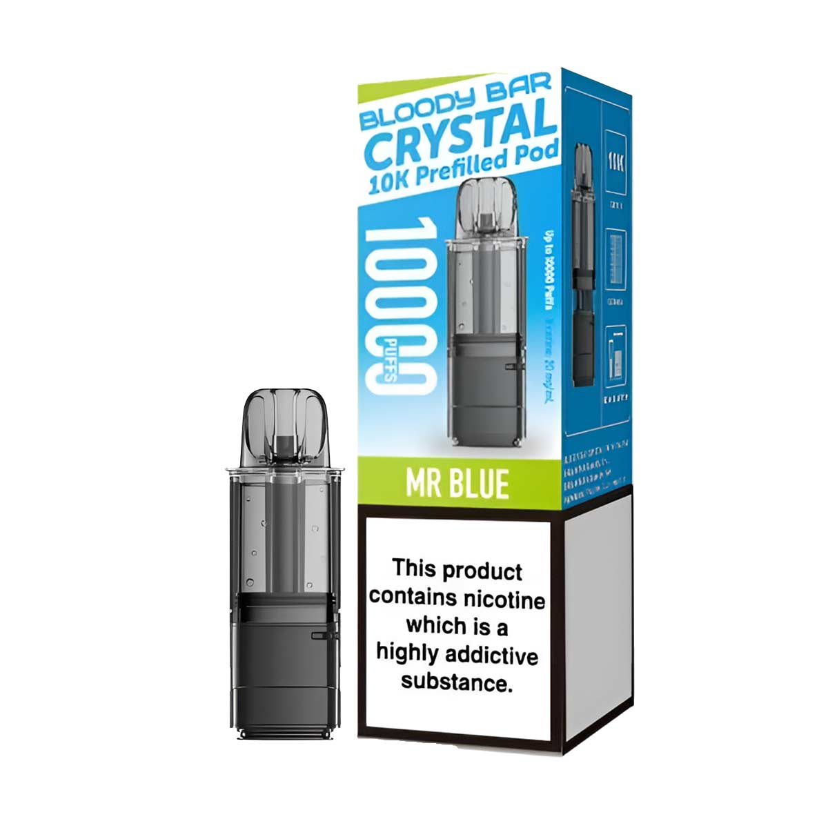 Bloody Bar Crystal 10K Prefilled Pod + Refill Container