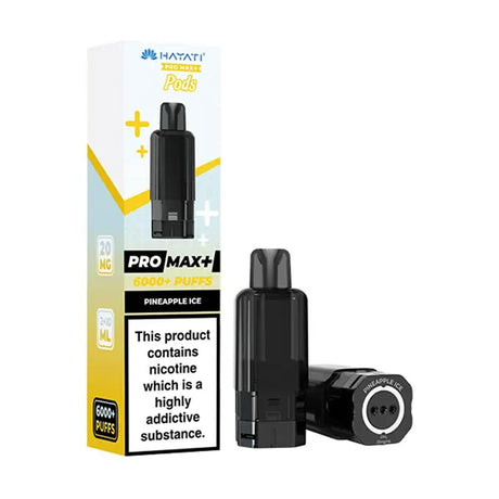 Hayati Pro Max Plus 6000 Prefilled Pods + Refill Pack