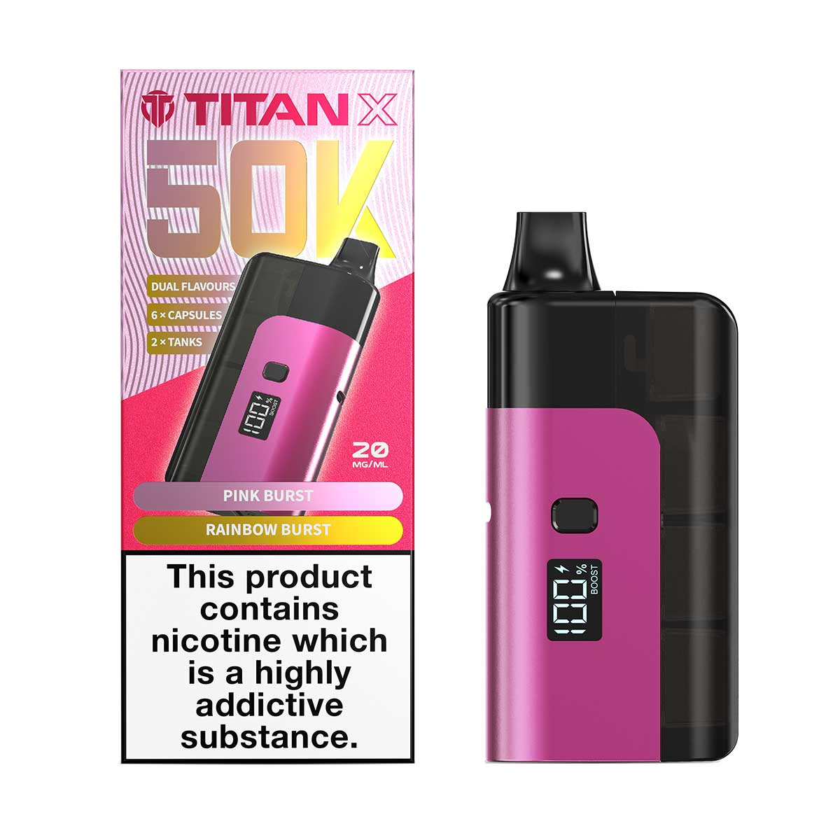 Titan X 50K Prefilled Vape Kit