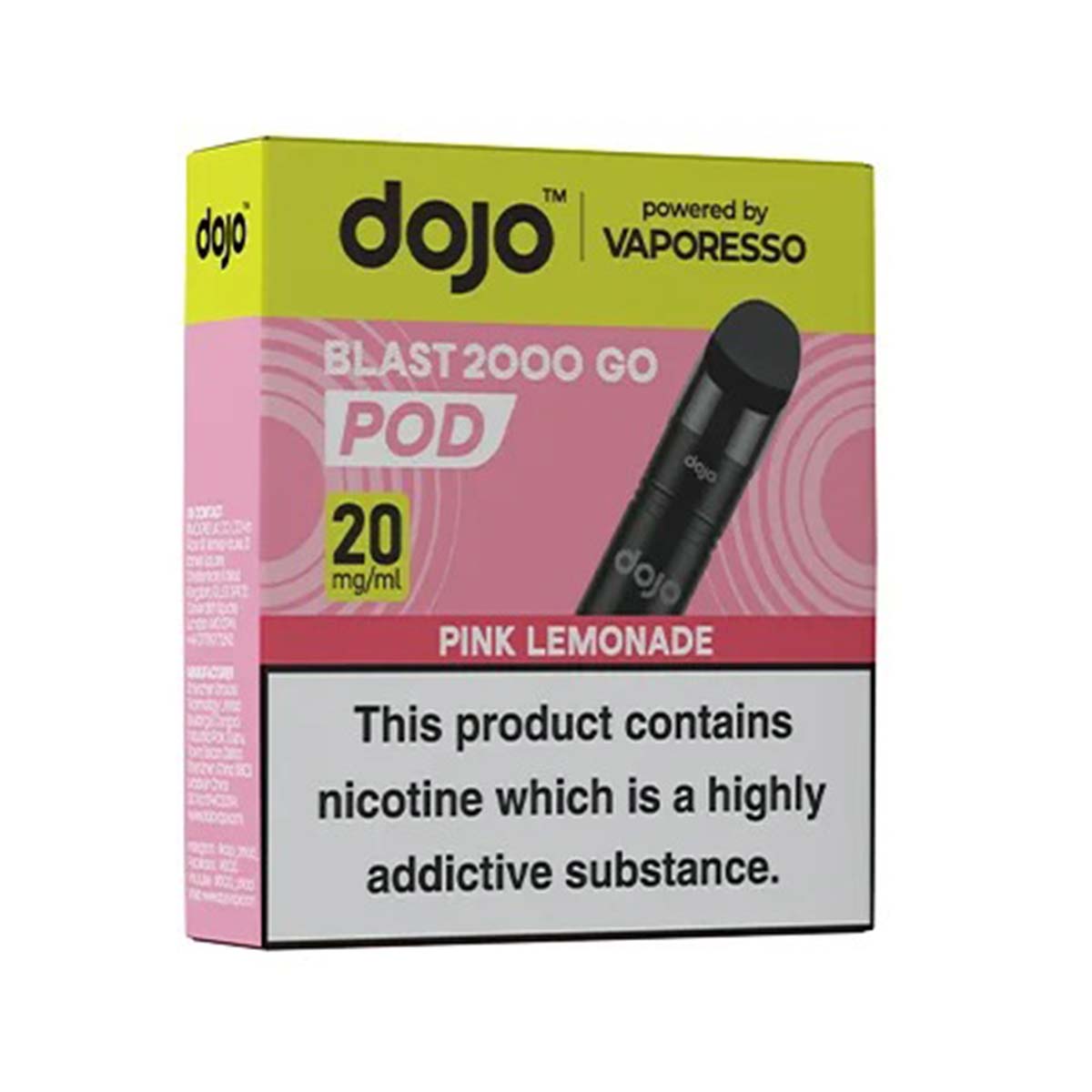 Vaporesso Dojo Blast 2000 Go Prefilled Pod + Refill