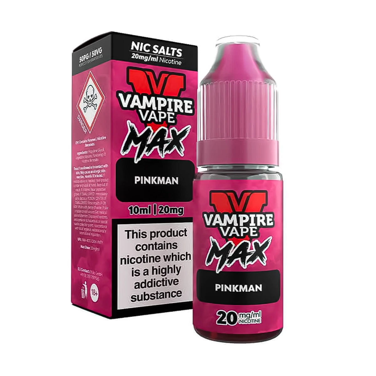 Pinkman Vampire Vape MAX Nic Salt E-Liquid