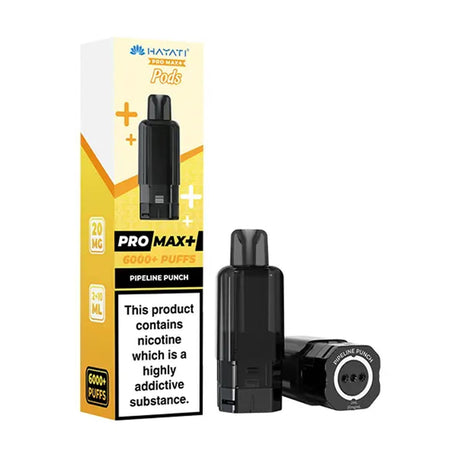 Hayati Pro Max Plus 6000 Prefilled Pods + Refill Pack