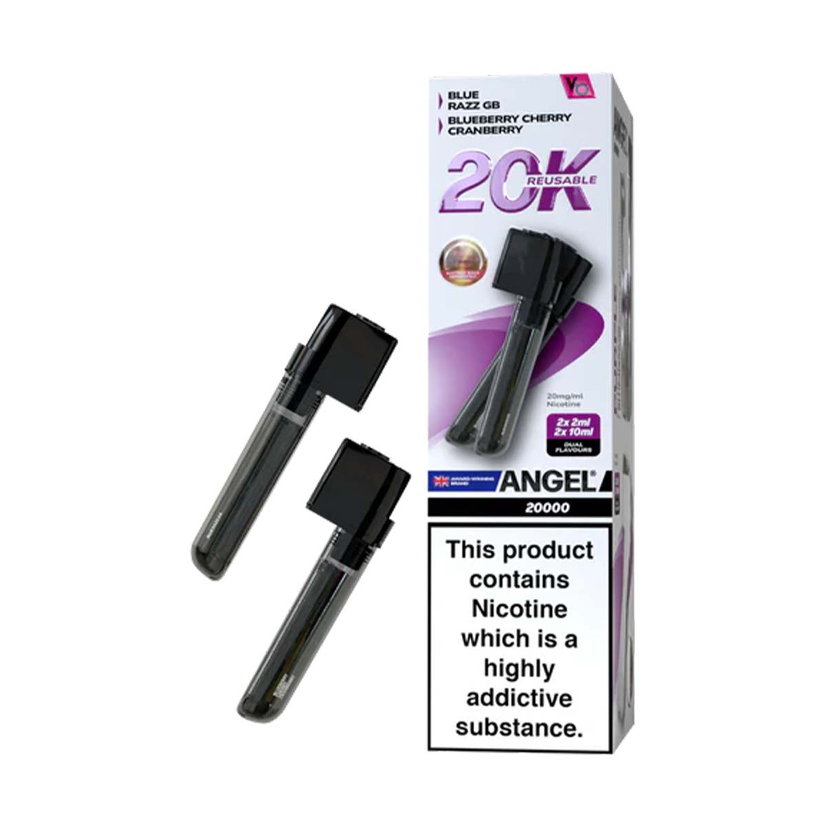 Vape Bars Angel 20K Prefilled Pods + Refill Container