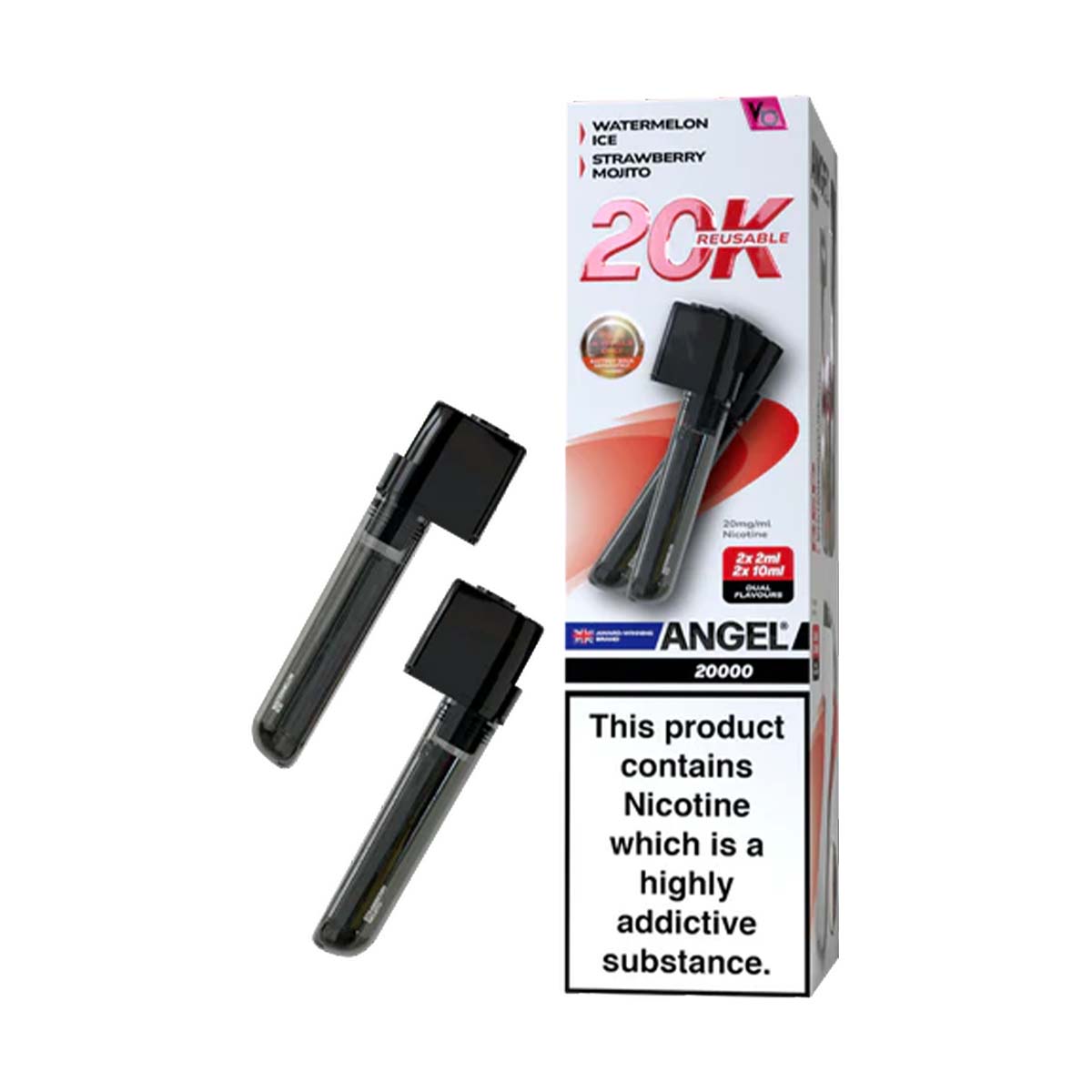 Vape Bars Angel 20K Prefilled Pods + Refill Container