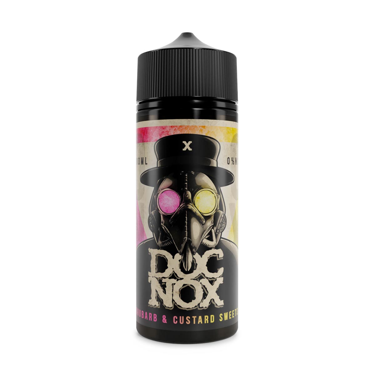 Rhubarb & Custard Joe's Juice Doc Nox 100ml Shorfill