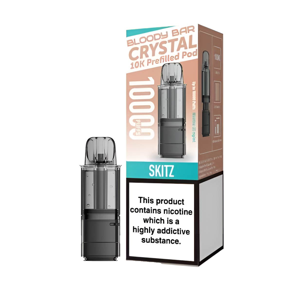 Bloody Bar Crystal 10K Prefilled Pod + Refill Container