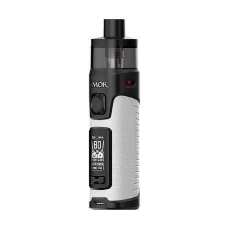 Beige White Leather smok RPM 5 Pro pod vape kit
