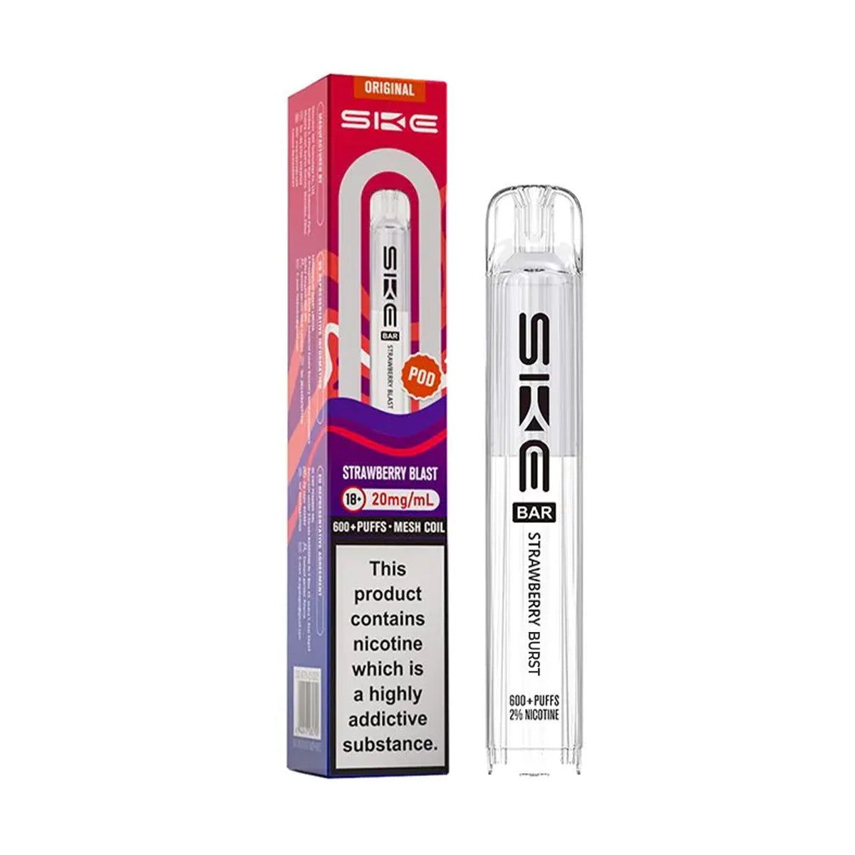 SKE Bar 600 Prefilled Pods