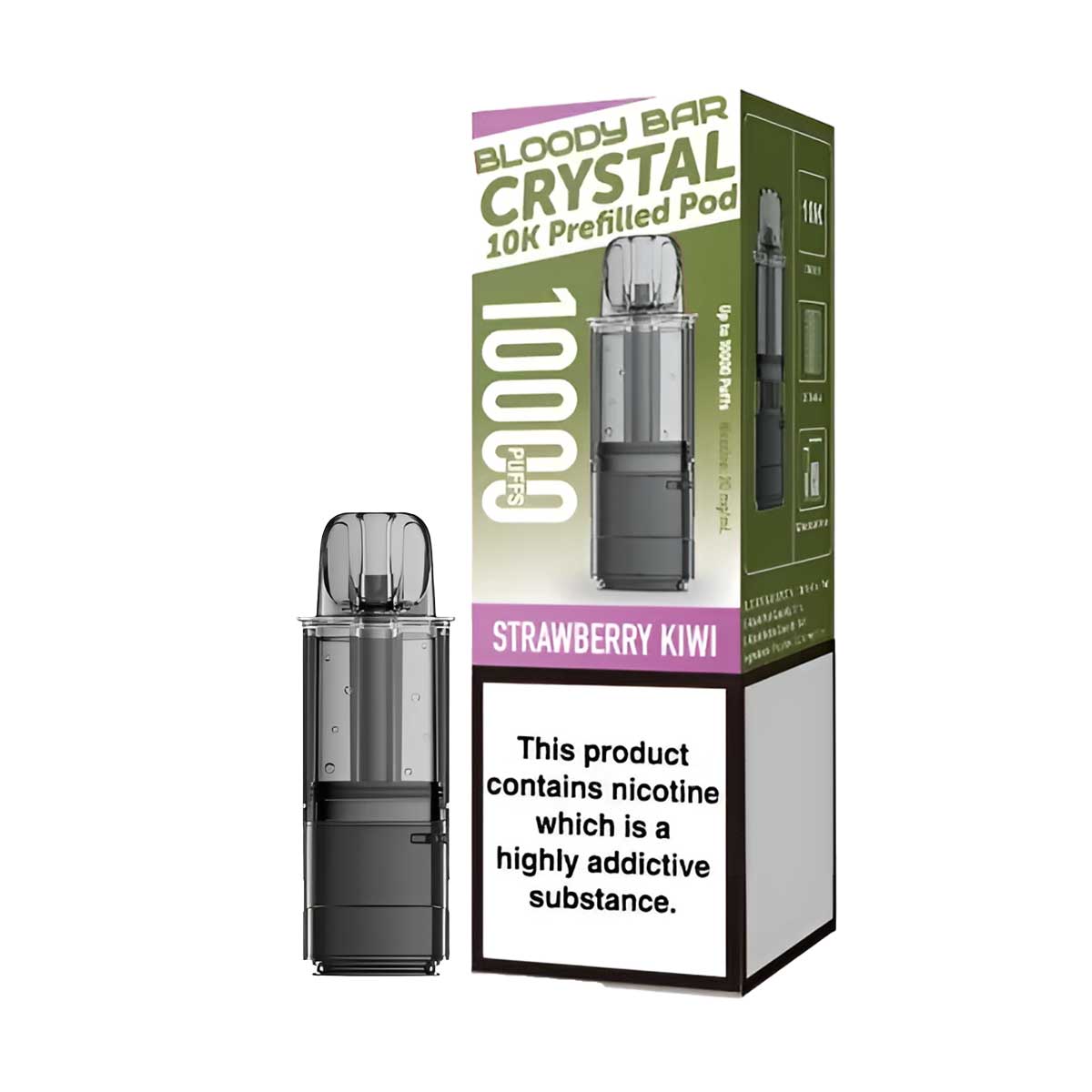 Bloody Bar Crystal 10K Prefilled Pod + Refill Container