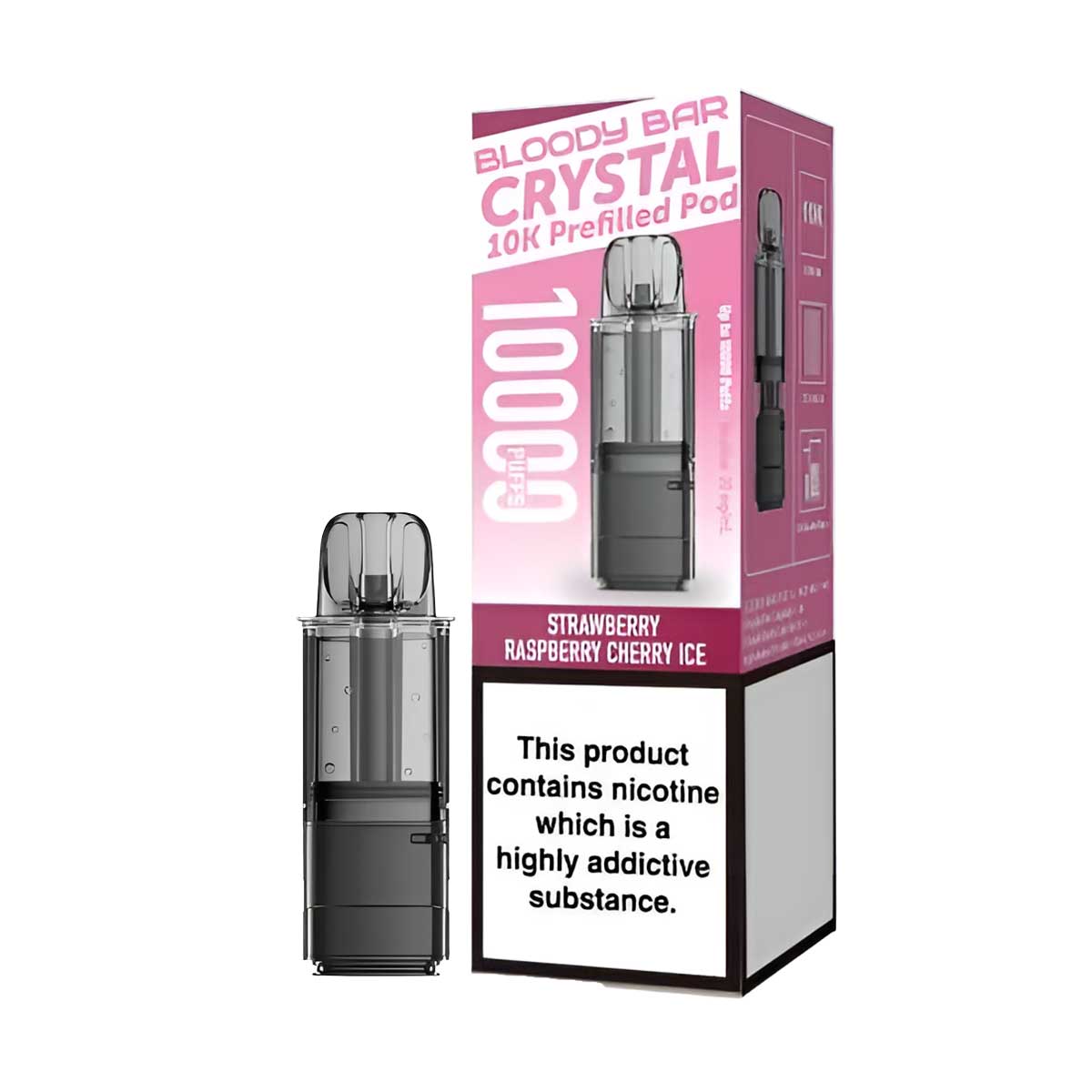 Bloody Bar Crystal 10K Prefilled Pod + Refill Container