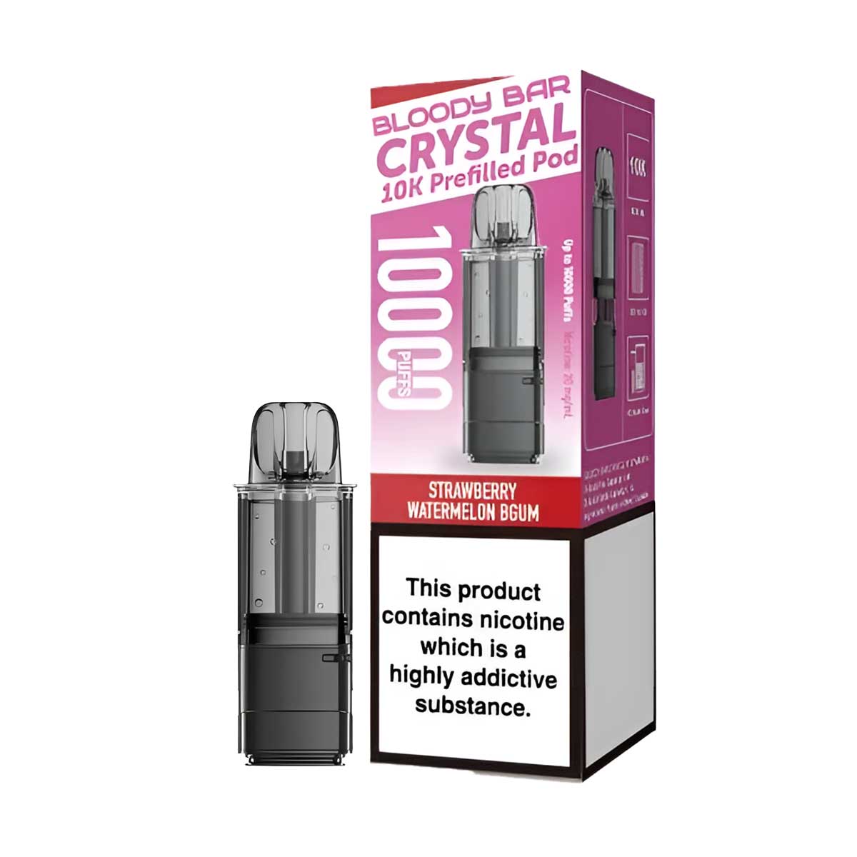 Bloody Bar Crystal 10K Prefilled Pod + Refill Container