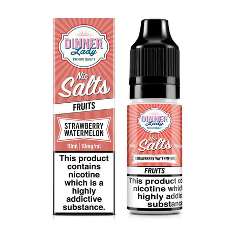 Strawberry Watermelon dinner lady Fruits nic salts 10ml