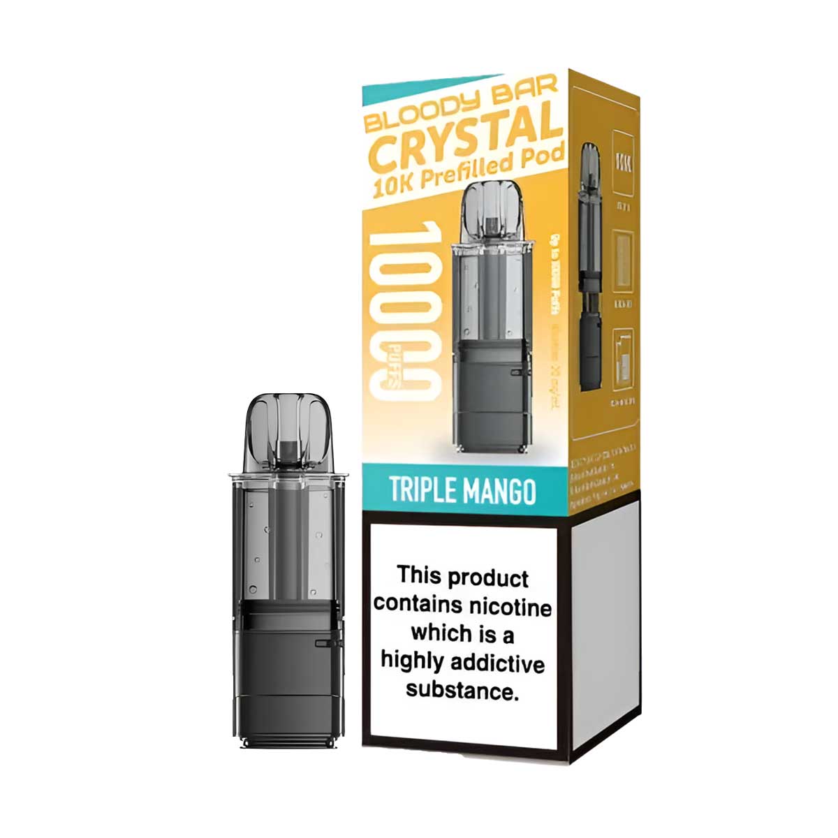 Bloody Bar Crystal 10K Prefilled Pod + Refill Container