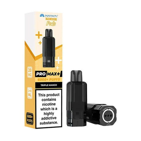 Hayati Pro Max Plus 6000 Prefilled Pods + Refill Pack
