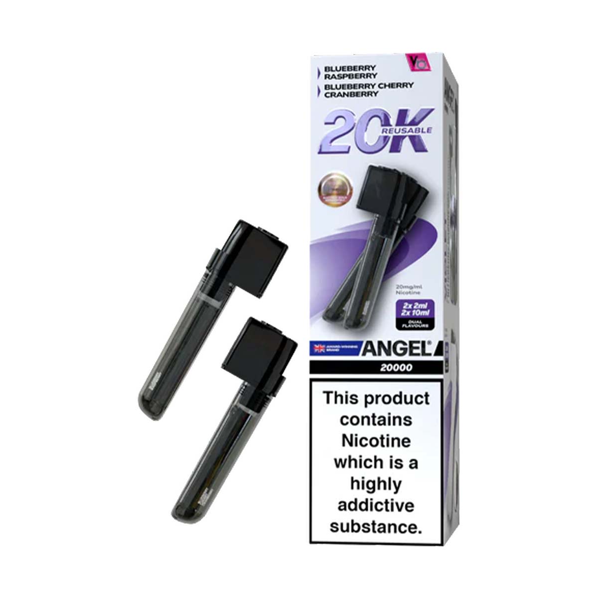 Vape Bars Angel 20K Prefilled Pods + Refill Container