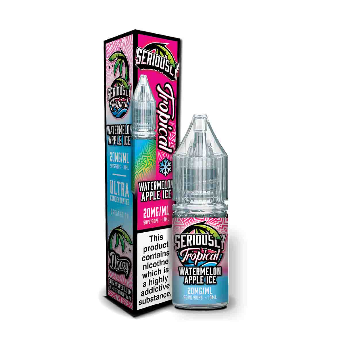 Watermelon Apple Ice Nic Salt E-liquid by Seriously Tropical
