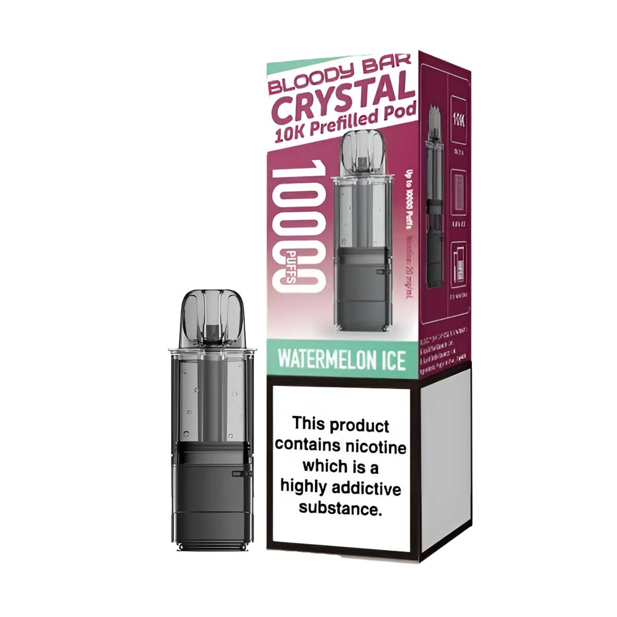 Bloody Bar Crystal 10K Prefilled Pod + Refill Container