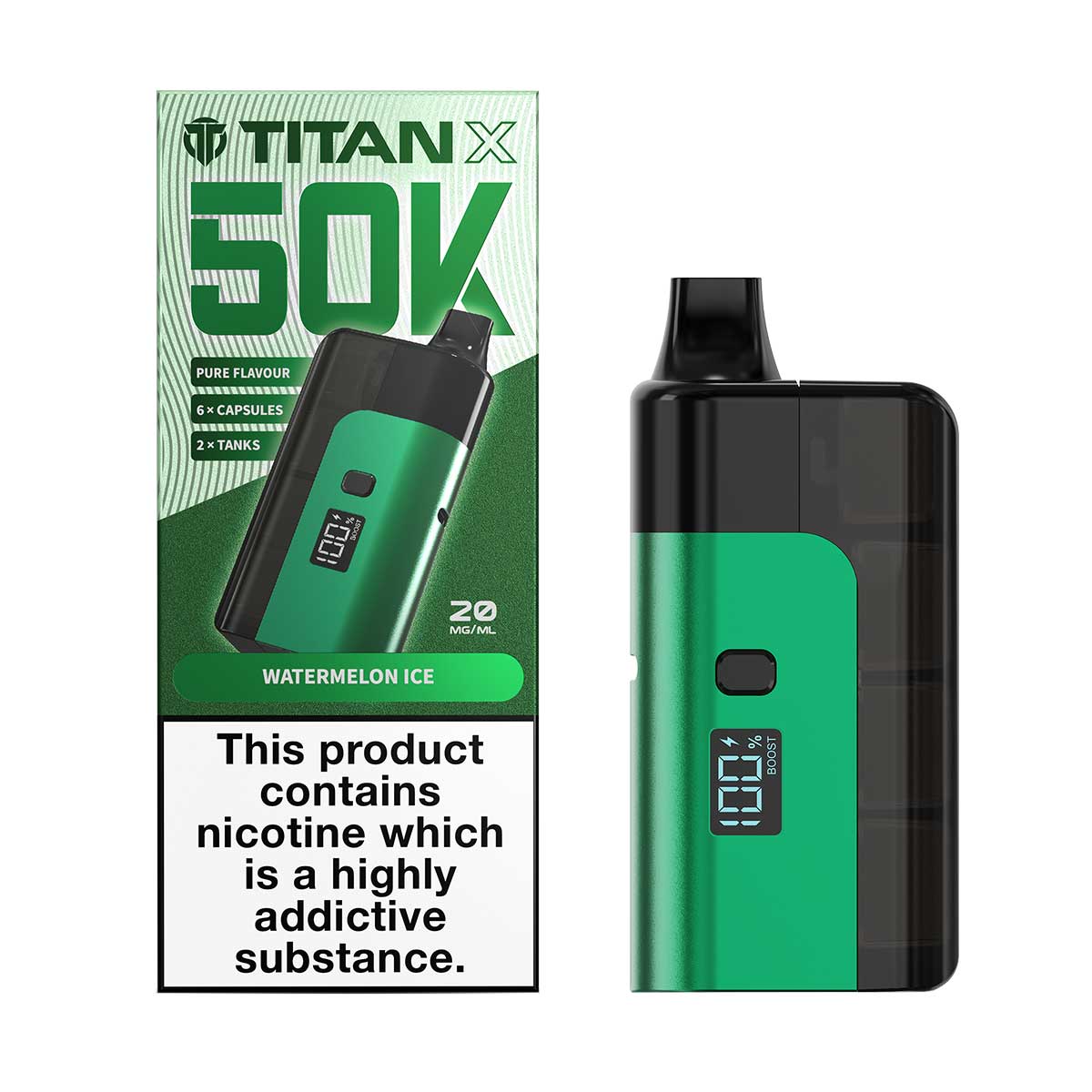 Titan X 50K Prefilled Vape Kit